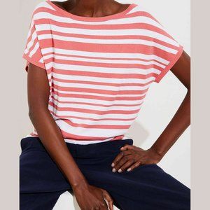 NWT - Ann Taylor LOFT Short Sleeve Criss Cross Sweater